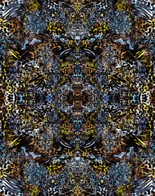 豹纹印花华亿平台图片