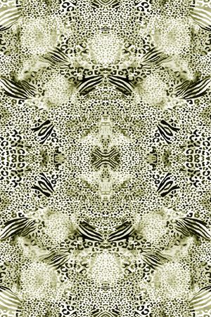 豹纹印花华亿平台图片