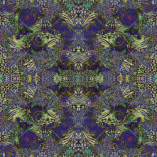 豹纹印花华亿平台图片