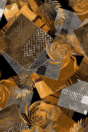 几何印花华亿平台图片