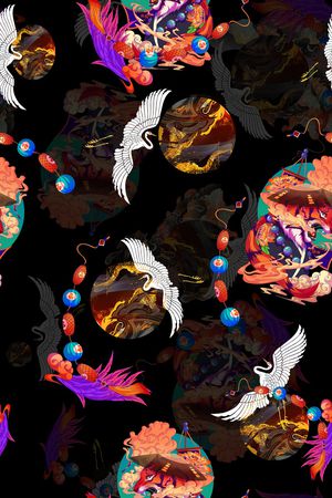 民族风印花华亿平台图片