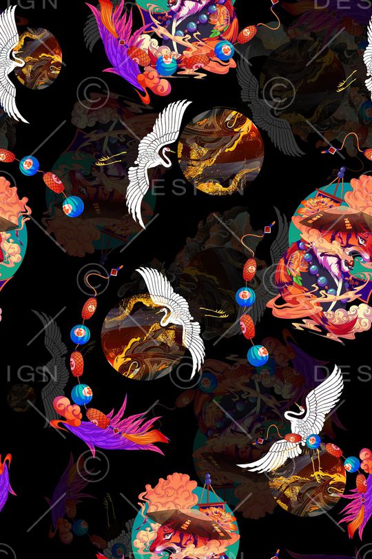 民族风印花华亿平台图片