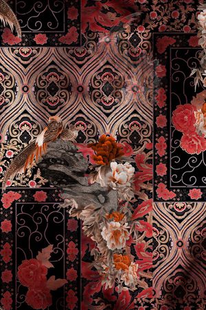 民族风印花华亿平台图片