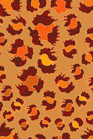 动物纹印花华亿平台图片