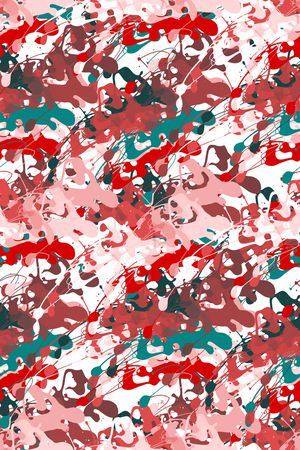 抽象男装印花华亿平台图片