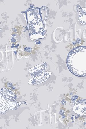 青花瓷印花华亿平台图片