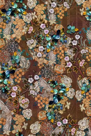 香云纱印花华亿平台图片