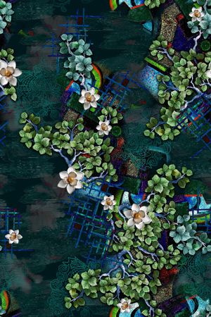 香云纱印花华亿平台图片