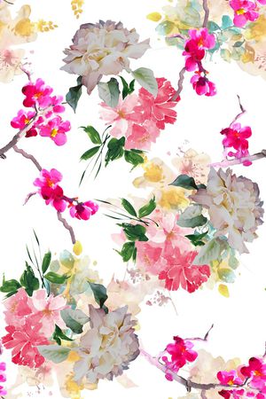 梅花印花华亿平台图片