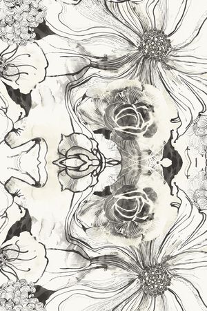 笔触印花华亿平台图片