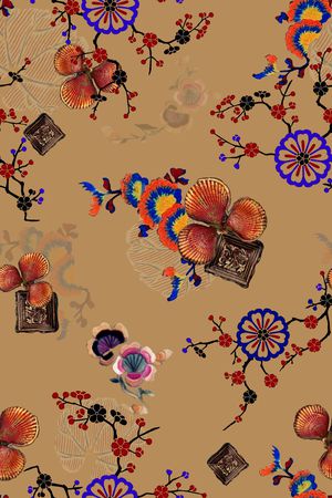 民族风印花华亿平台图片