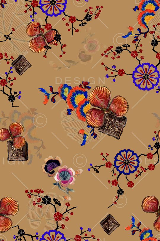 民族风印花华亿平台图片