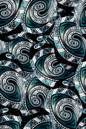 几何印花华亿平台图片