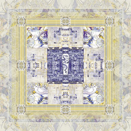 方巾印花华亿平台图片