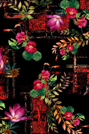 几何印花华亿平台图片