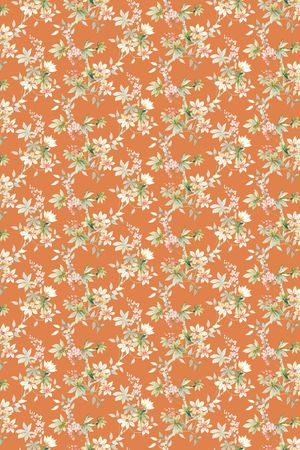 彩底花卉印花华亿平台图片