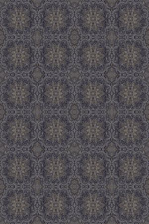 黑底花卉印花华亿平台图片