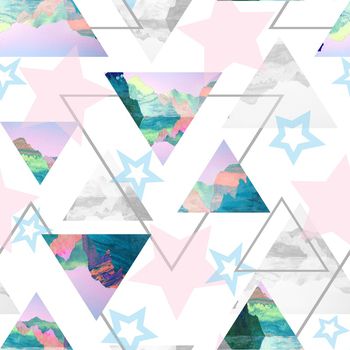 几何印花华亿平台图片