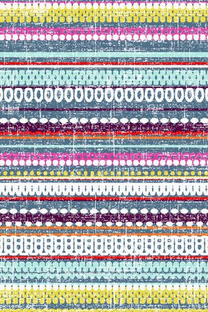 几何花卉印花华亿平台图片