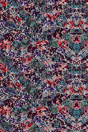 几何花卉印花华亿平台图片