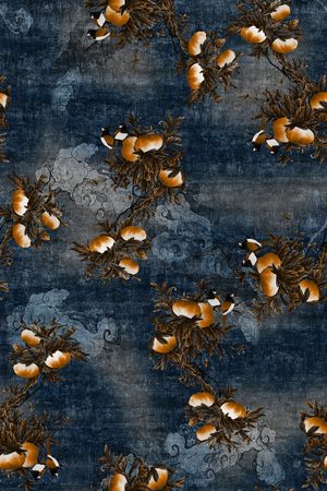 复古印花华亿平台图片