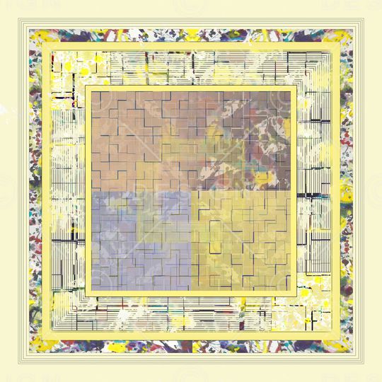 方巾印花华亿平台图片