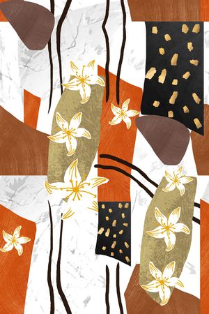 抽象印花华亿平台图片