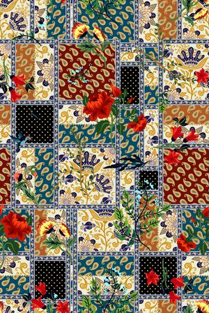 几何印花华亿平台图片