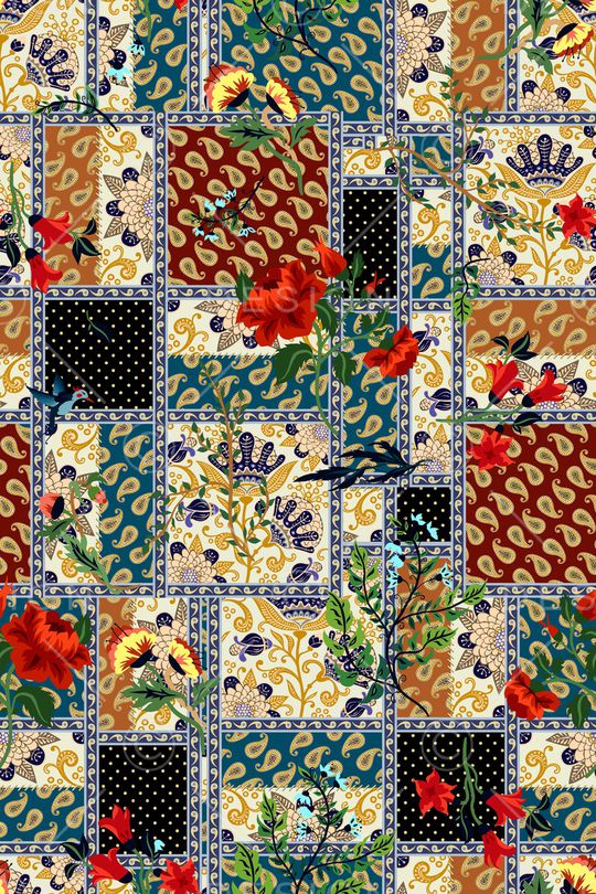 几何印花华亿平台图片