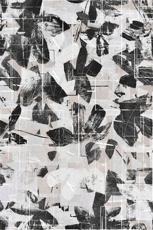 几何花卉印花华亿平台图片