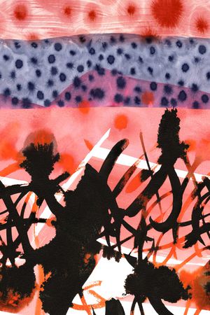 笔触印花华亿平台图片