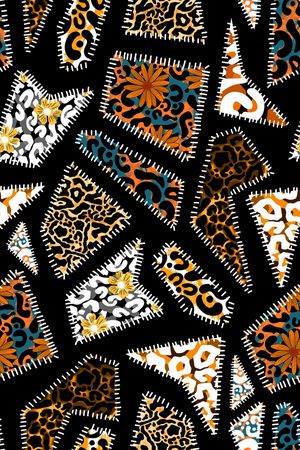 几何印花华亿平台图片