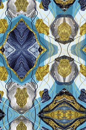 抽象男装印花华亿平台图片