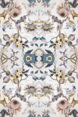 古典花纹印花华亿平台图片