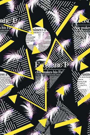 几何印花华亿平台图片