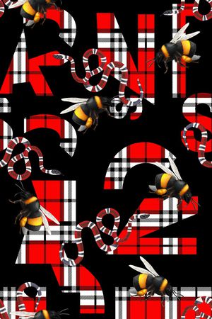 蛇印花华亿平台图片