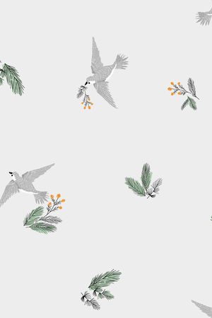 花鸟印花华亿平台图片