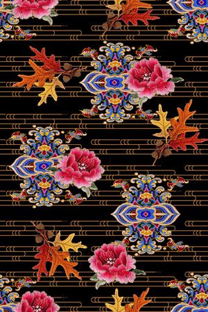 民族风印花华亿平台图片