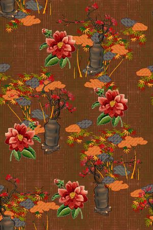 民族风印花华亿平台图片