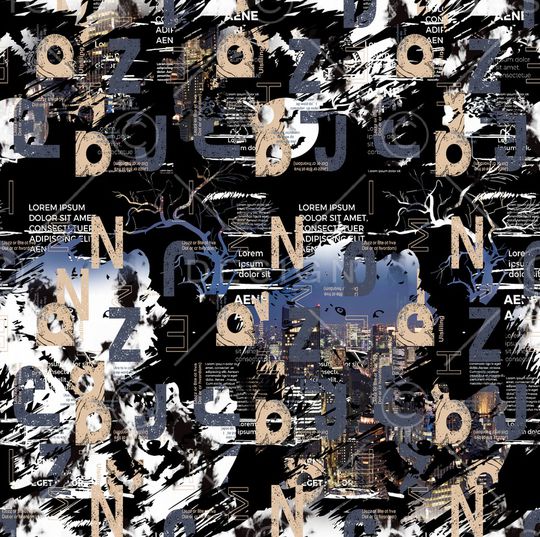 复古印花华亿平台图片