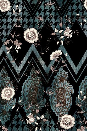 民族风印花华亿平台图片