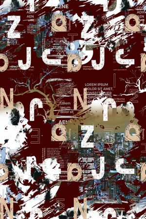 复古印花华亿平台图片