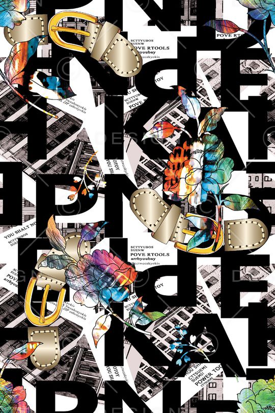 字母印花华亿平台图片