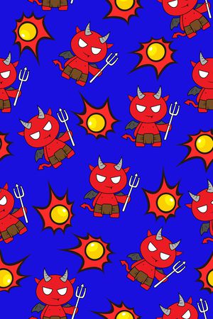 卡通人物印花华亿平台图片