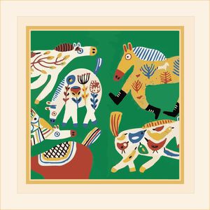 方巾印花华亿平台图片