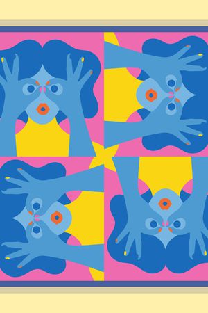 方巾印花华亿平台图片