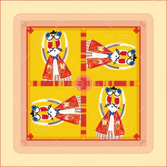 撞色印花华亿平台图片