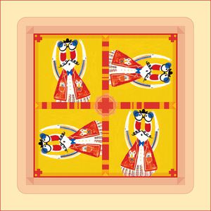 撞色印花华亿平台图片