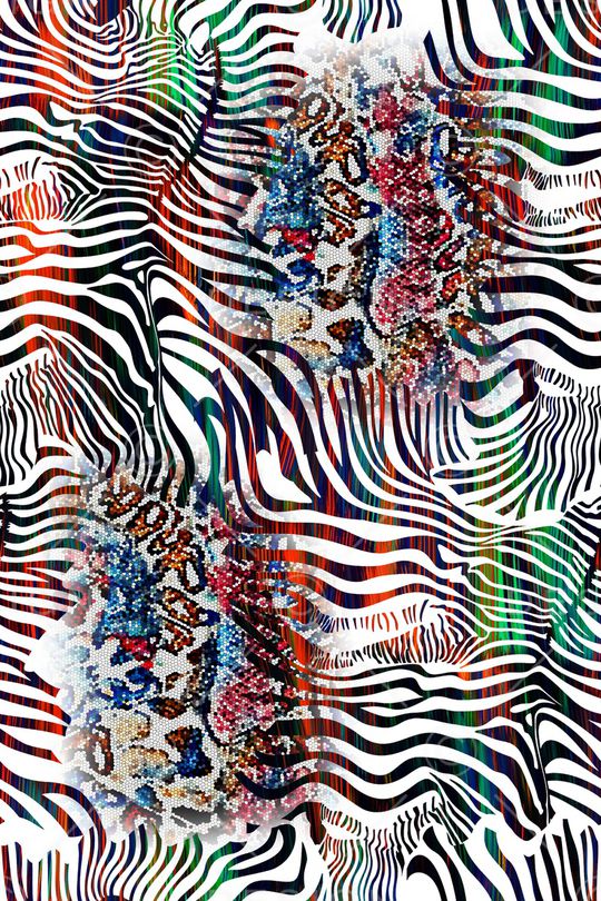 几何印花华亿平台图片