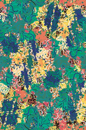 抽象男装印花华亿平台图片